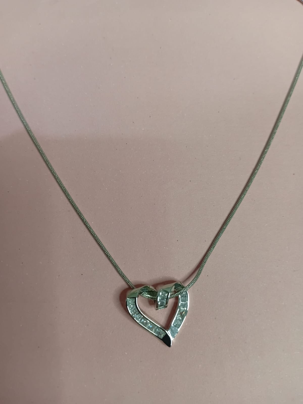 Silver Sweet Heart Necklace