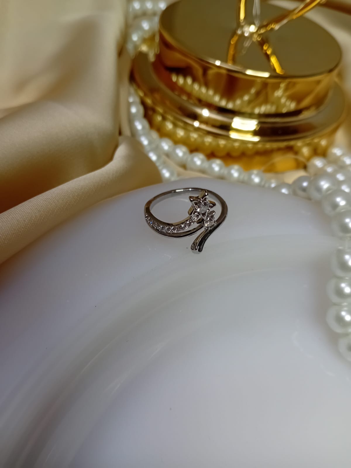 Double Star Design Ring