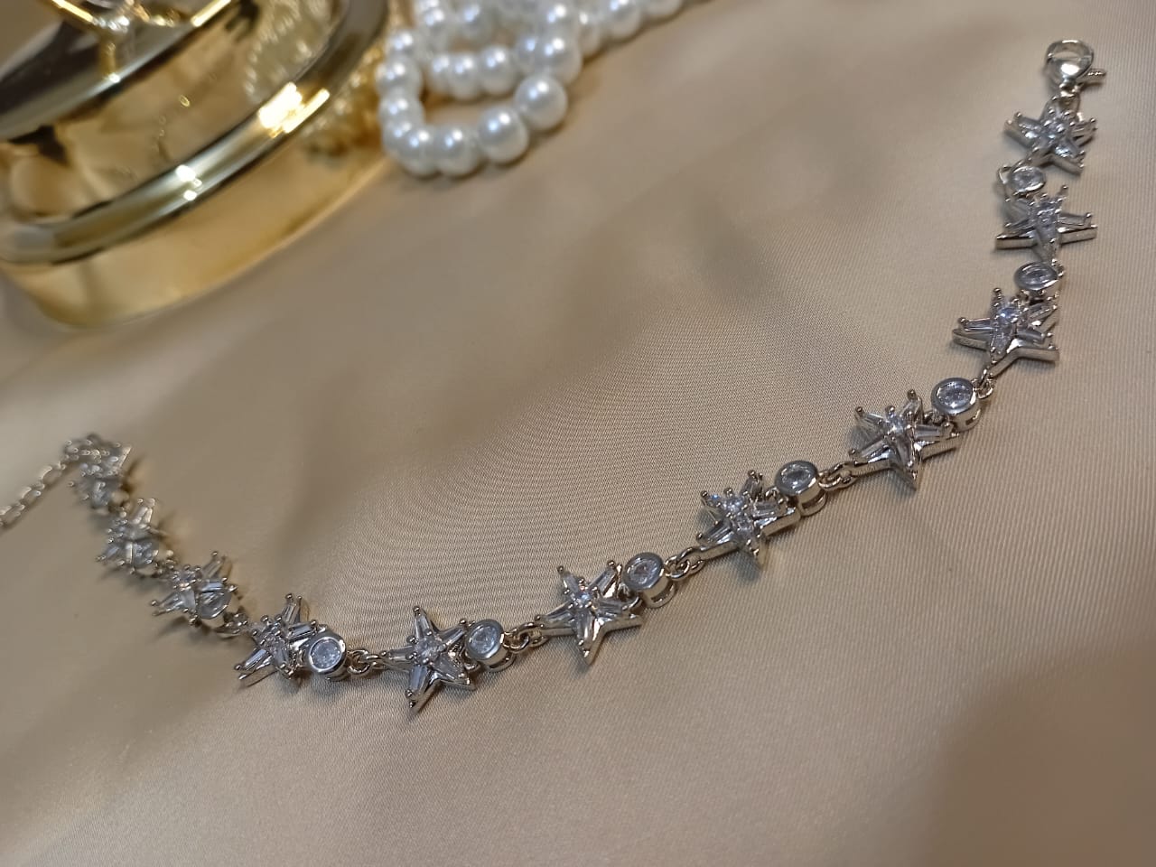 Heavy Star Line Bracelet