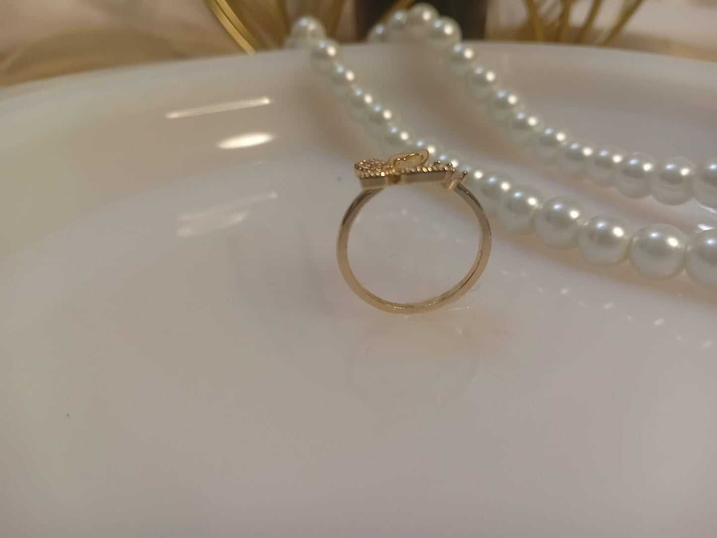 Golden Butterfly Ring