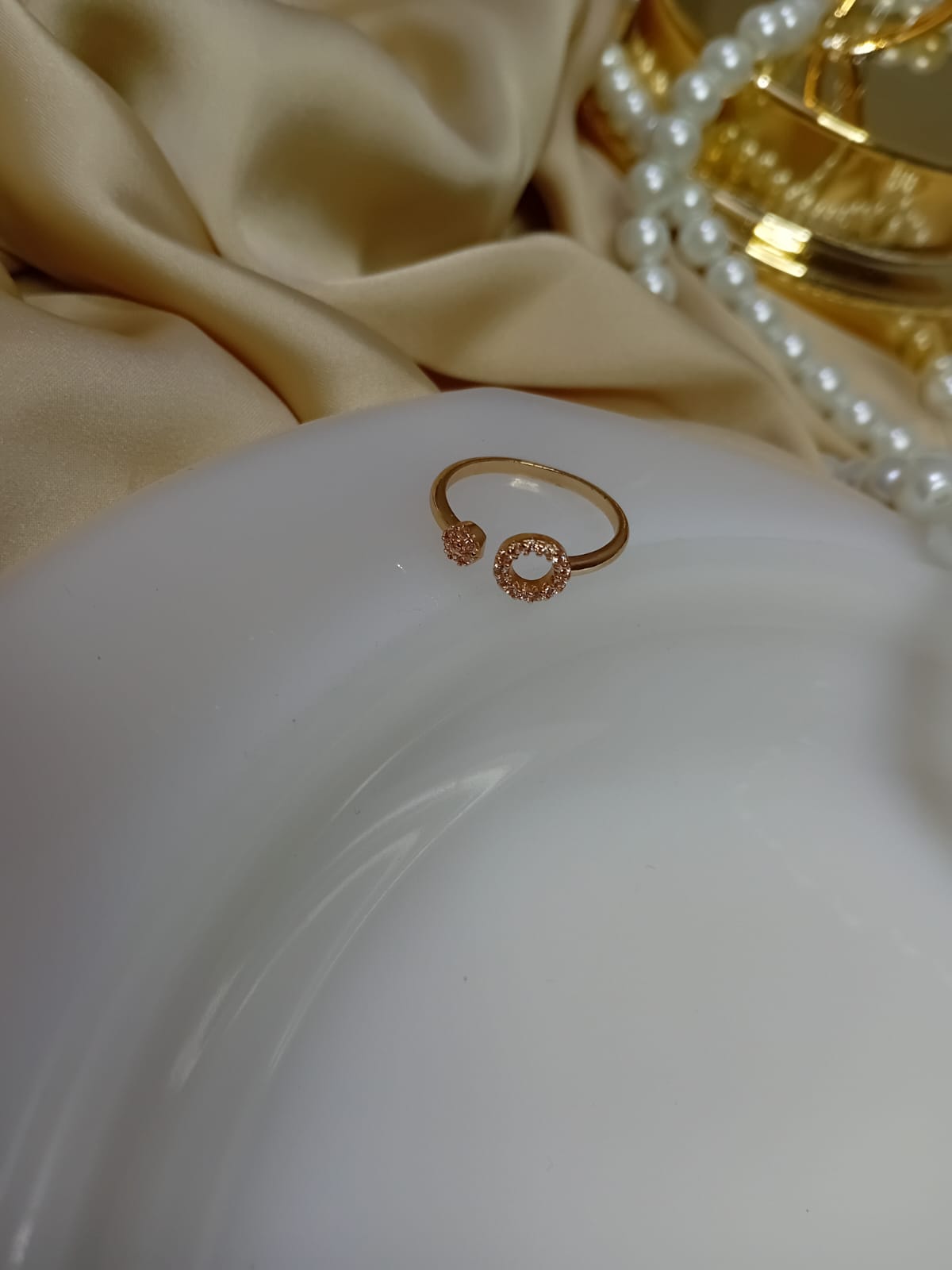 Golden Decent Design Ring