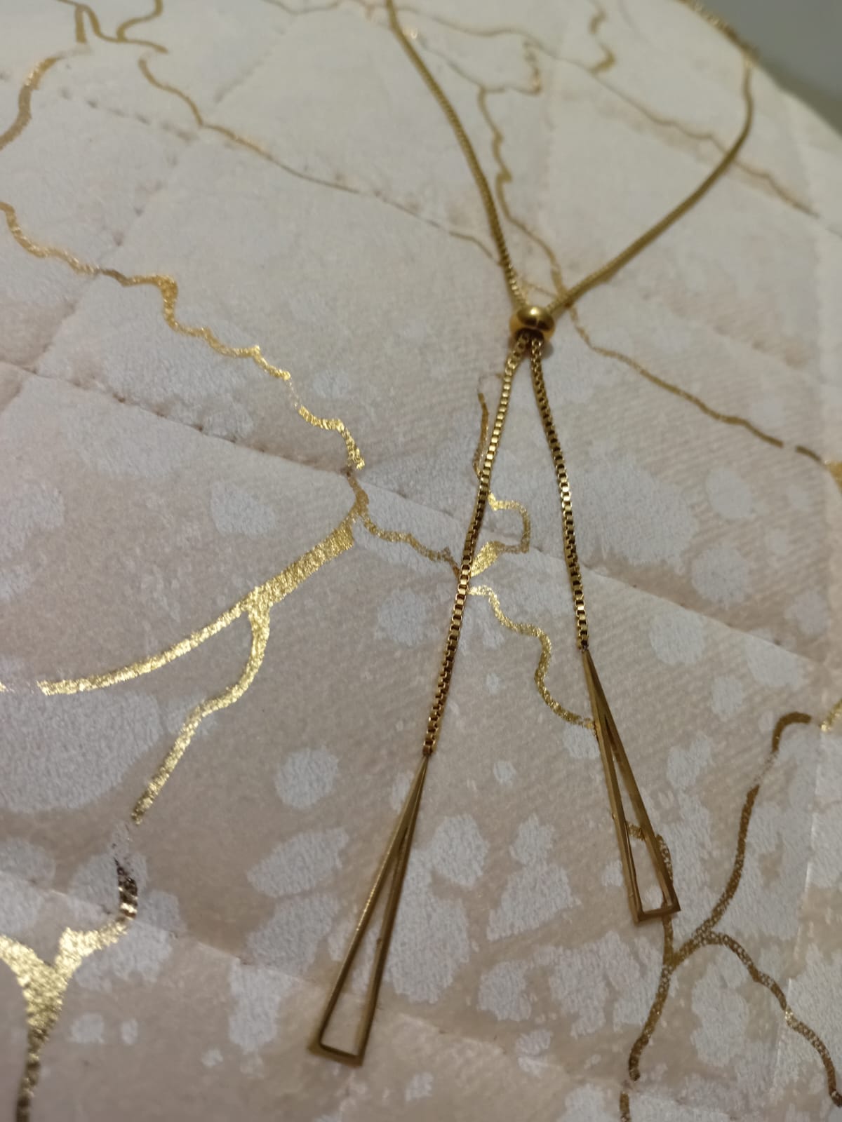 Adjustable Geomatric Triangle Pendant