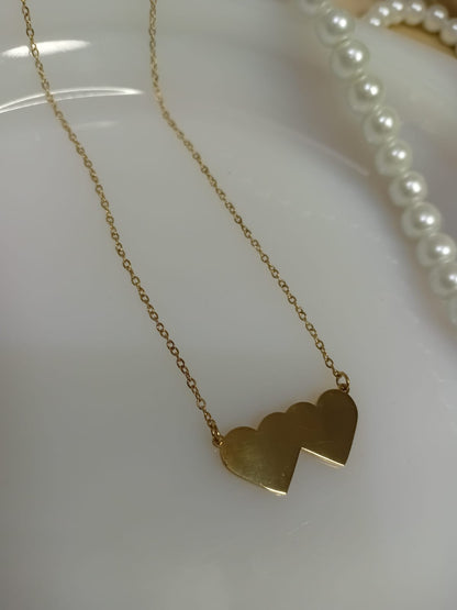 Plain Golden Heart Necklace