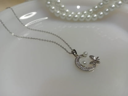 Silver Moon Pendant