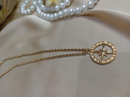 Unique Compass Style Necklace