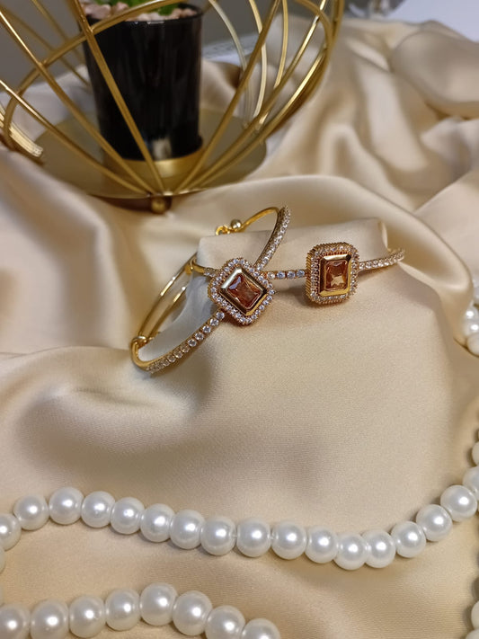 Adjustable Golden Pair of Bangles