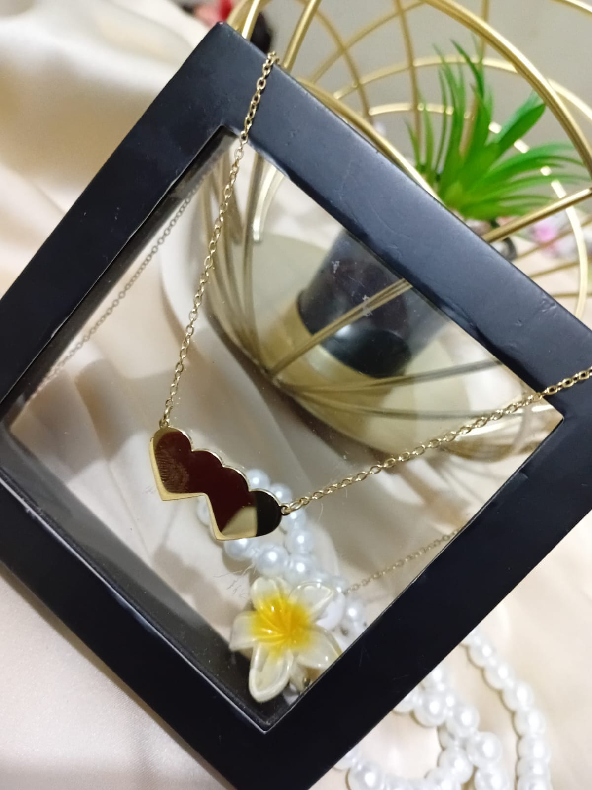 Plain Golden Heart Necklace