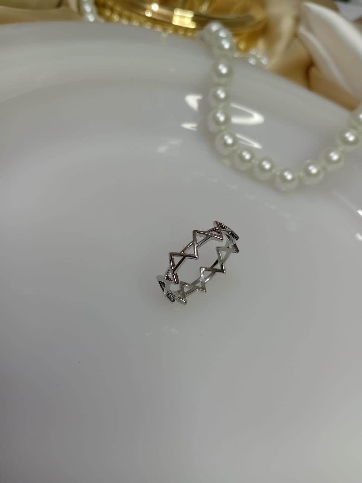 Zing Zag Line Design Ring