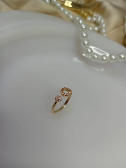 Golden Decent Design Ring