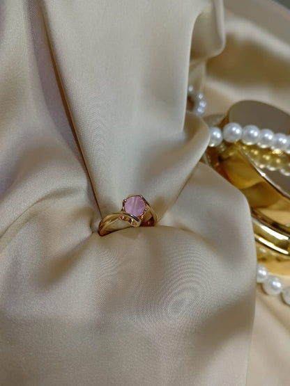Pink Stone Ring