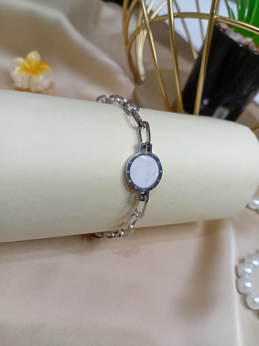 Silver Heavy Chain Bracelet