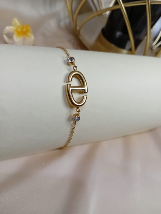 Golden Ins-Style Bracelet