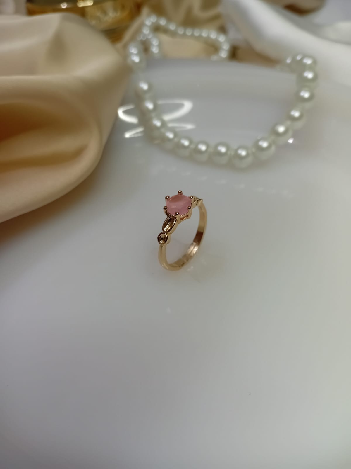 Golden Multi Stone Colour Rings In  different minimal designs