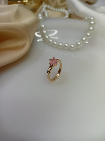 Golden Multi Stone Colour Rings In  different minimal designs