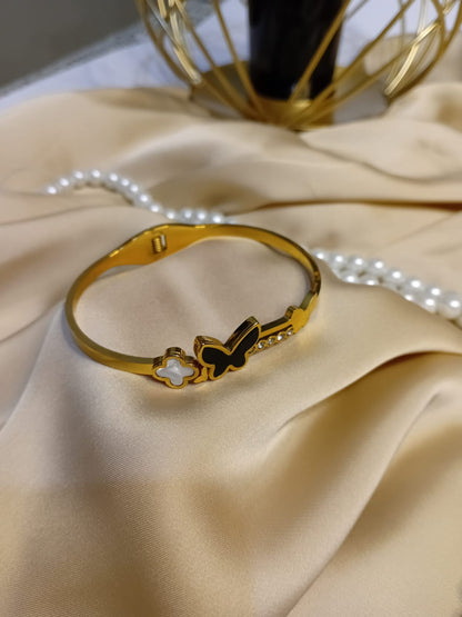 Floral Butterfly Anti Turnish Bangle