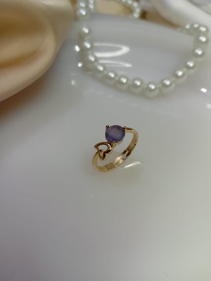 Golden Multi Stone Colour Rings In  different minimal designs