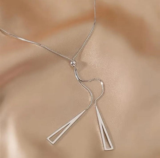 Adjustable Geomatric Triangle Pendant