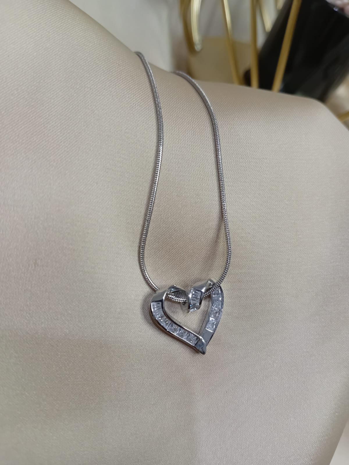 Silver Sweet  Heart Necklace