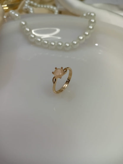 Golden Multi Stone Colour Rings In  different minimal designs