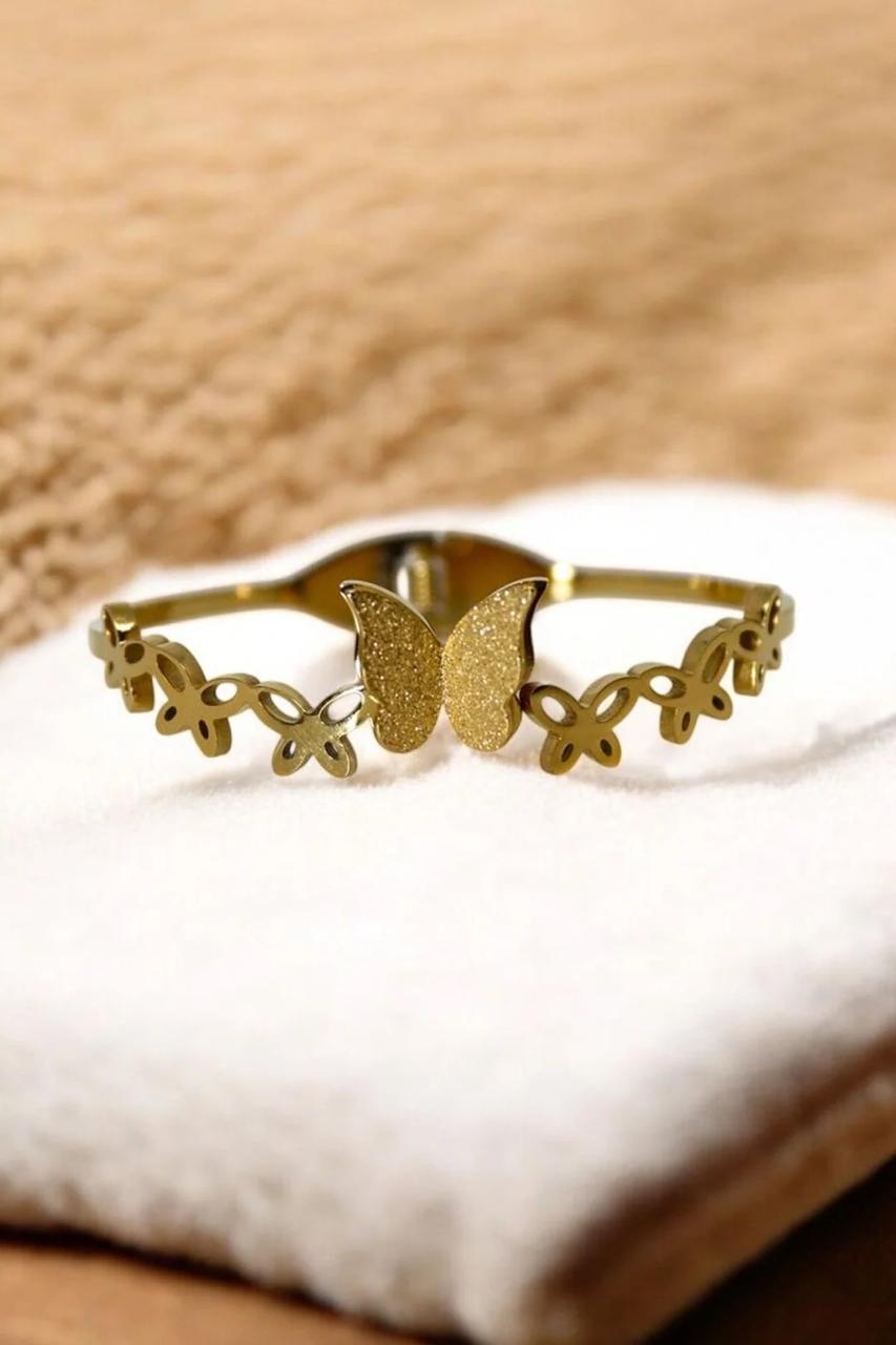 Stainless Butterfly bangle