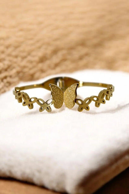 Stainless Butterfly bangle