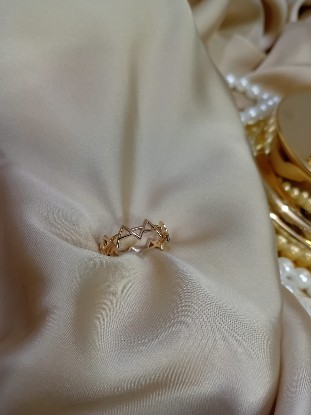 Zing Zag Line Design Ring