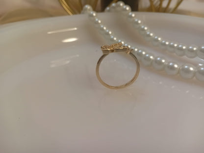 Golden Butterfly Ring