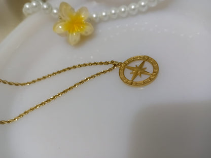 Unique Compass Style Necklace
