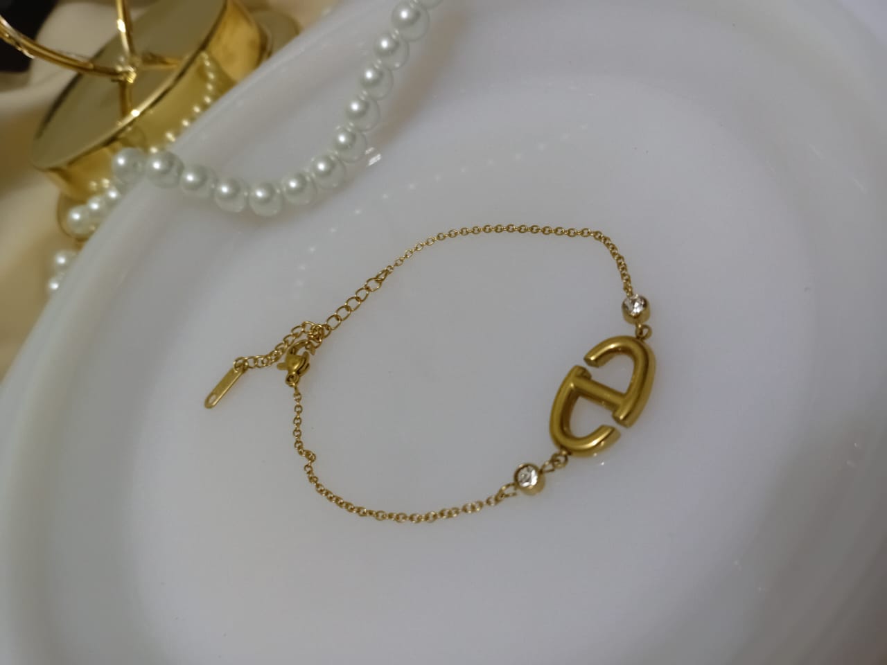 Golden Ins-Style Bracelet