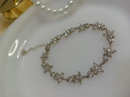 Heavy Star Line Bracelet