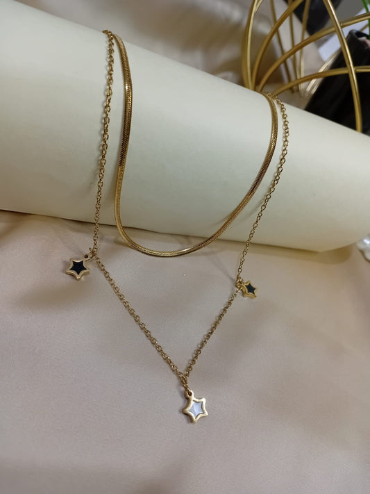 Starry night Multi layer Necklace