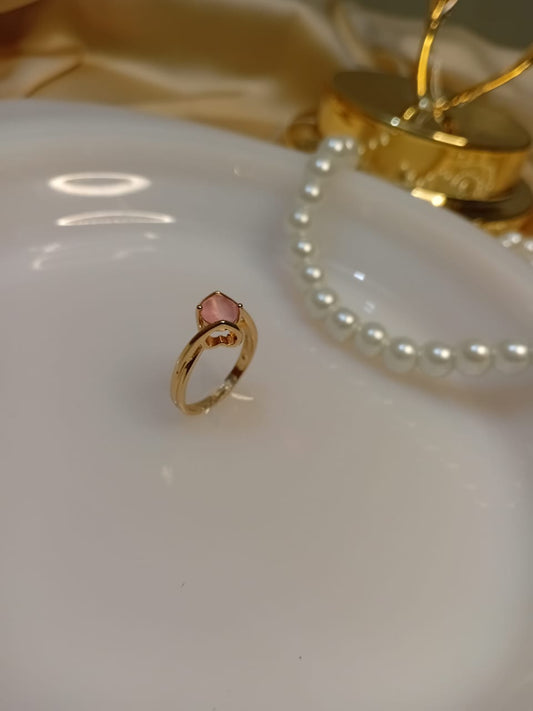 Pink Stone Ring