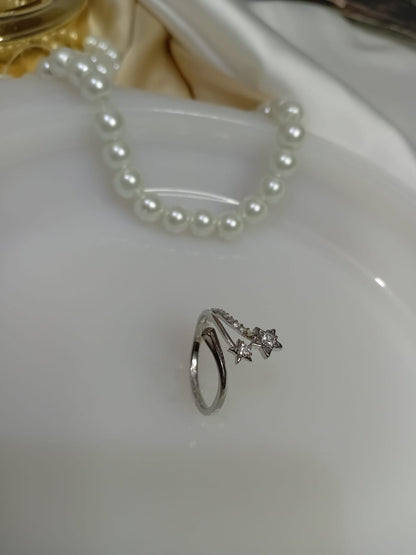 Double Star Design Ring