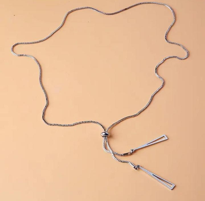 Adjustable Geomatric Triangle Pendant