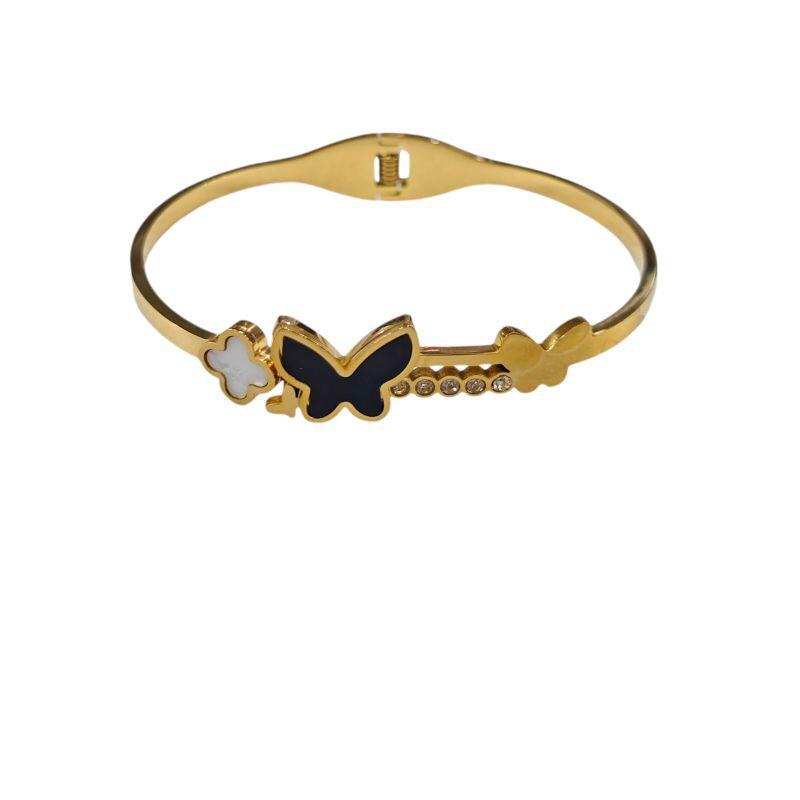 Floral Butterfly Anti Turnish Bangle