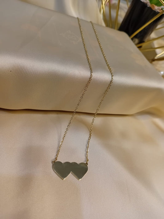 Plain Golden Heart Necklace