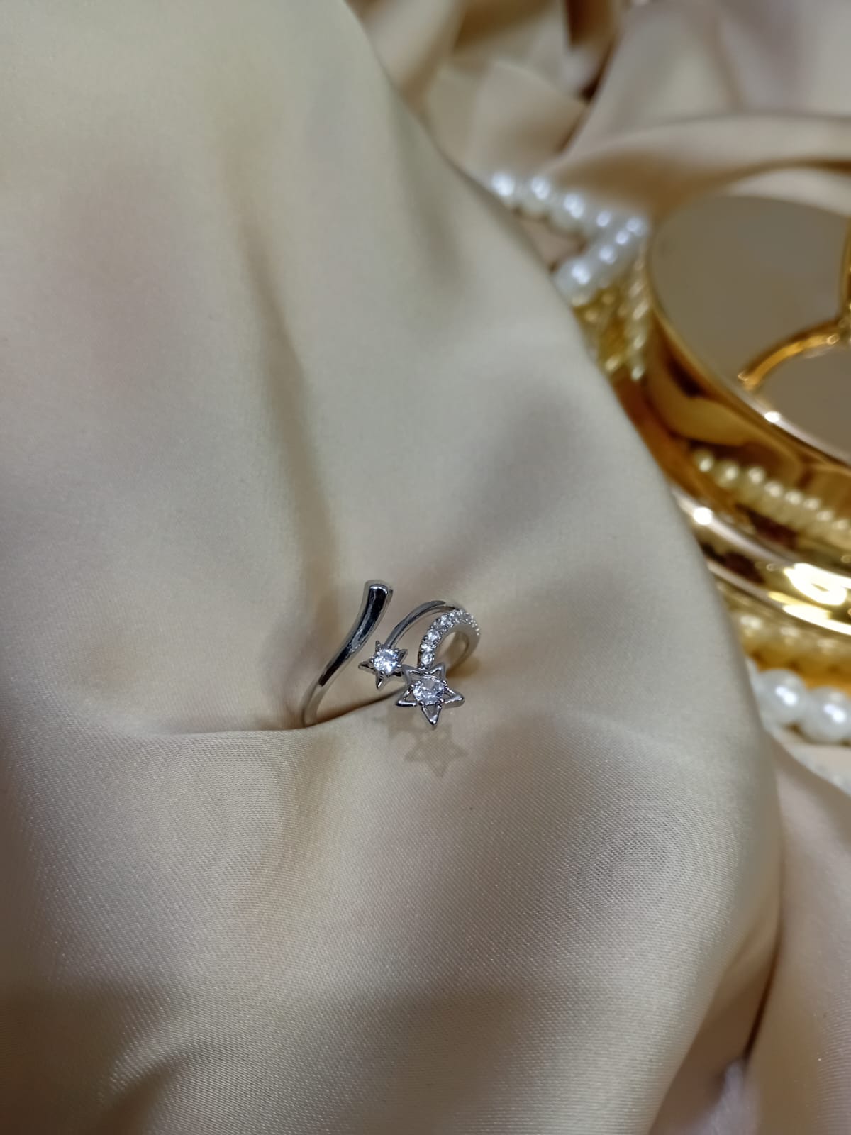 Double Star Design Ring